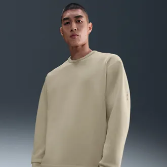 Nike Mens 24.7 ImpossiblySoft Dri-FIT Crew in Brown | HQ6964-253