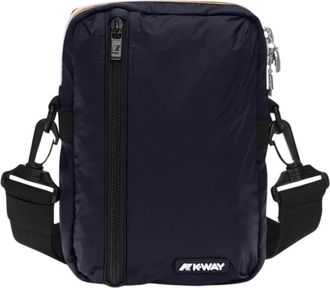 K-Way Tassen, unisex, Blauw, ONE Size, Barbiton Messenger Bag