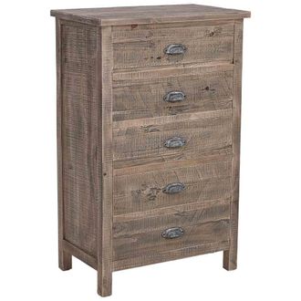 Wanderlust Deco Sinfonier De Madera Marr&oacute;n 65x40x103.5h Cm