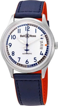 Bell & Ross Vintage Racing Bird Limited Edition Automatic White Dial Mens Watch BRV192-BB-ST/SCA