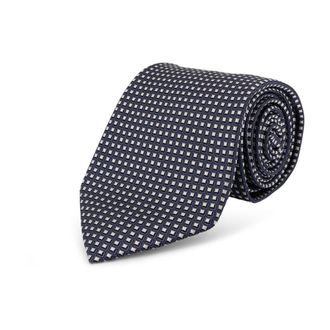 Tom Ford Accessoires, Heren, Blauw, ONE Size, Leer, Silk Jacquard Tie