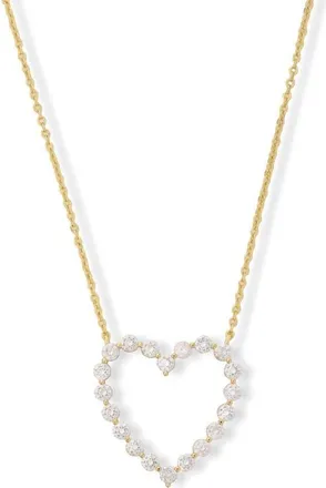 Melinda Maria Baby Shes an Icon Heart Pendant Necklace in Gold-White at Nordstrom