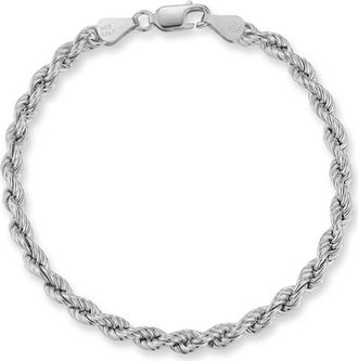 Glaze Jewelry Sterling Silver Rope Bracelet at Nordstrom Rack