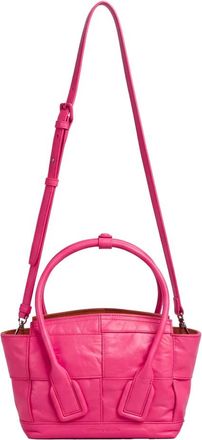 Bottega Veneta Arco Mini Intreccio Bon Bon - - Bags - Donna - Rosa - ONE SIZE