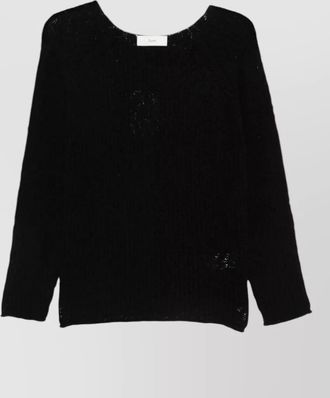 Dunst open-knit long-sleeve jumper