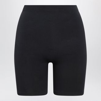 SKIMS Black Seamless Sculpt mid-thigh shorts