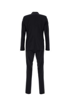 Prada Mens Midnight Blue Wool Blend Suit Bleu Abiti