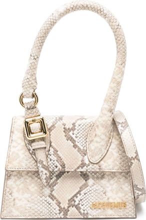 Jacquemus Le Chiquito Moyen Boucle tote bag - women - Leather - One Size - Neutrals