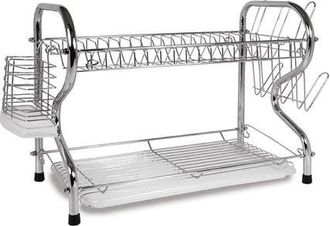 Better Chef 16-inch 2 Level Dish Rack in Silver at Nordstrom