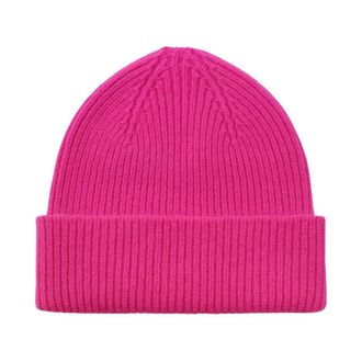 Le Bonnet Classic Beanie - Dames - Accessoires - Roze - Maat: ONE Size Wol