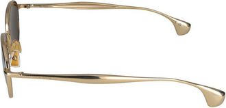 Bottega Veneta Unisex Bv1396s Gold Metal Round Sunglasses