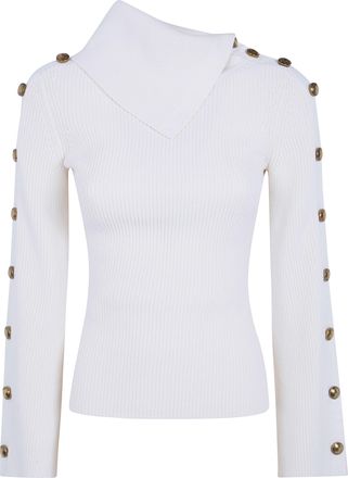 Elisabetta Franchi Sweater Round Neck Mk03s66e2 193 Butter