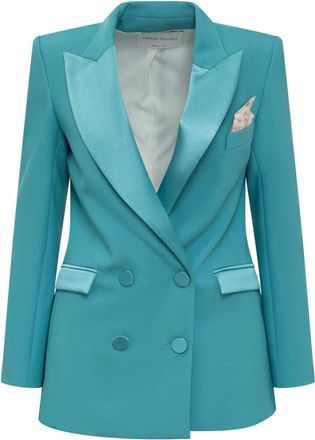Hebe Studio Bianca Cady Blazer - Dames - Blazers - Groen - S - Jassen