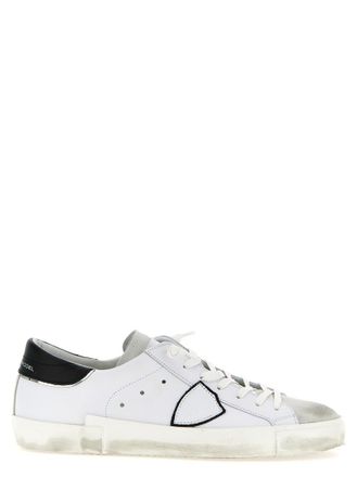 Philippe Model White Leather PRSX Sneakers