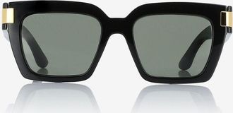 Gucci Dicke quadratische Sonnenbrille GG