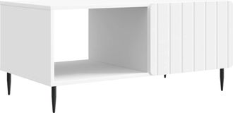 vidaXL Mesa De Centro Blanco 90 X 50 X 40 Cm Madera De Ingenier&iacute;a Vidaxl