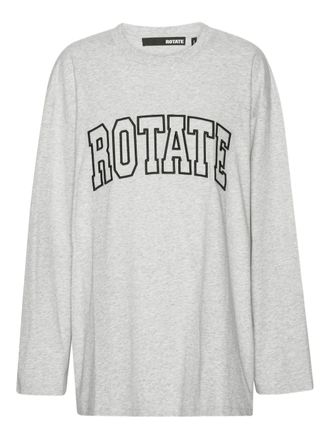 Rotate T-shirt met lange mouwen - Grijs