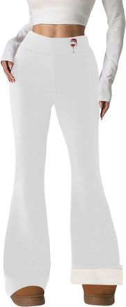 Generic Fleece Lined Leggings for Women High Waisted Thermal Winter Thick Warm Ladies Leggings Womens Feeling Tight Yoga Pants Workout Legging Womens Lounge P