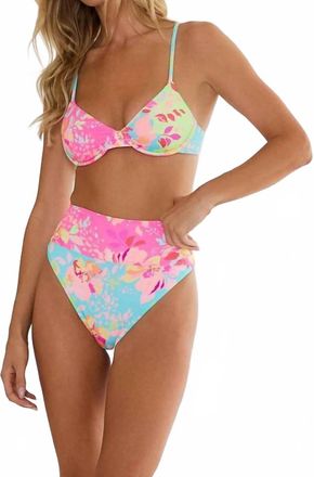 Beach Riot Camilla Top In Bloom Lagoon