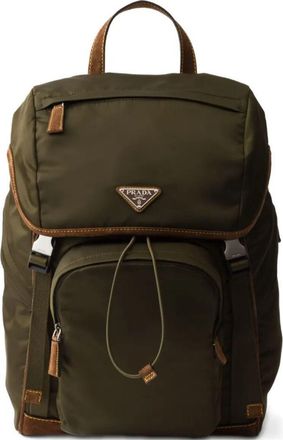 Prada Re-Nylon And Suede Backpack Bags
