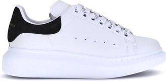 Alexander McQueen Sneakers, female, White, 2 1/2 UK, Leather Trainers with Platform Sole