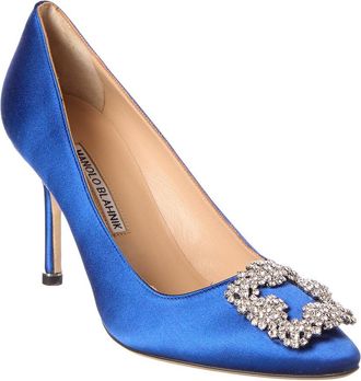 Manolo Blahnik Hangisi 90 Satin Pump
