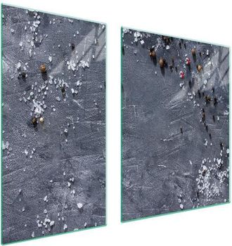 OEM Placa Protectora De Vidrio Para Estufa 90x52 Pizarra