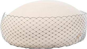 Maison Michel New Bonnie Veil Hat - Dames - Hoeden - Beige - M - Wol - Accessoires