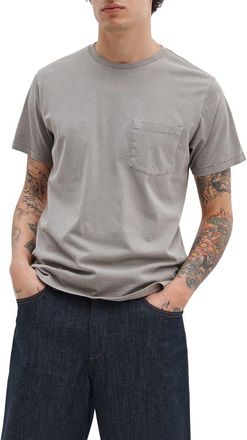 Rag & Bone Classic Fit Garment Dye Pocket T-Shirt in Gran at Nordstrom, Size Xx-Large