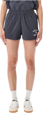 Sporty & Rich Korte Broeken, Dames, Grijs, L, Varsity Short