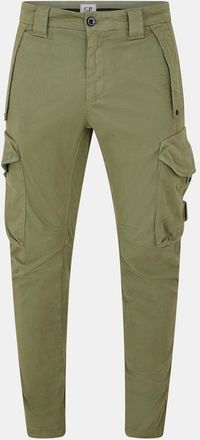 C.P. Company Mens Slim Cargo Trousers in Seagrass - Green - Size X-Large