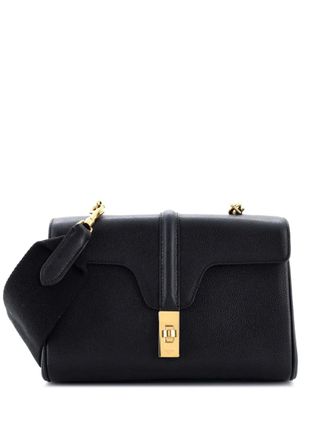 Celine Soft 16 Bag Grainy Calfskin Teen shoulder bag - Nero