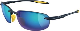 Maui Jim Hookipa Ultra - unisex - Zonnebrillen - Blauw - 63 MM - Leer - Accessoires