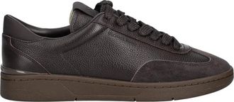 Michael Kors Wilton Leren Sneaker - Heren - Sneakers - Bruin - 41 EU - Leer - Schoenen