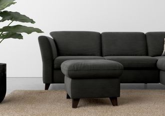 HOME AFFAIRE Polsterhocker »Trelleborg« Cord-Bezug, mit Staufach, inkl. Federkern-Polsterung