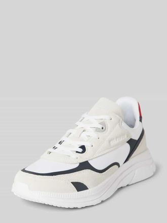 Tommy Hilfiger Sneaker aus Leder-Mix Modell MODERN in Weiss, Größe 44