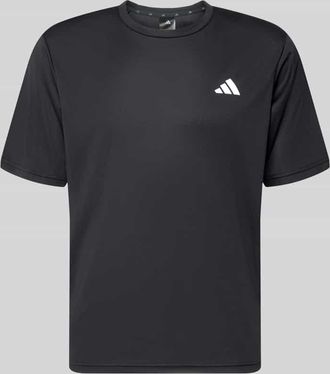 adidas Regular Fit T-Shirt mit Logo-Print in Black, Gr&ouml;&szlig;e XXL
