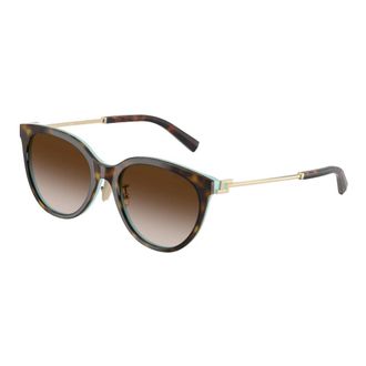 Tiffany & Co. Zonnebril - Dames - Zonnebrillen - Bruin - 55 MM - Accessoires
