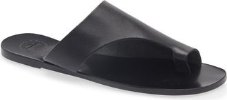 ATP Atelier Rosa Toe Loop Sandal in Black at Nordstrom, Size 11Us