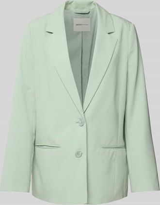 Tom Tailor Denim Regular Fit Blazer mit 2-Knopf-Verschluss in Schilf, Größe XS