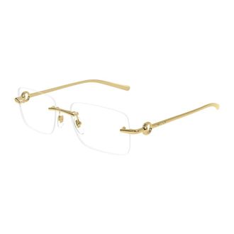 Gucci Gg 1703O 003 Optical Frame - Heren - Brillen - Geel - 55 MM - Accessoires