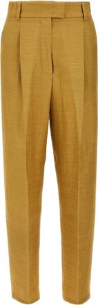 Max Mara Gold Fluorofiber Dress Womens Pants