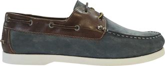 Jack Wills Leren bootschoenen voor heren (Blauw)