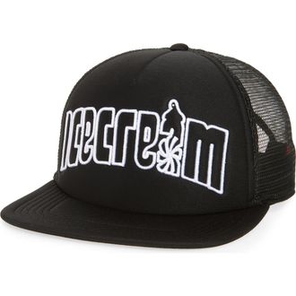 Icecream Outline Trucker Hat in Black at Nordstrom