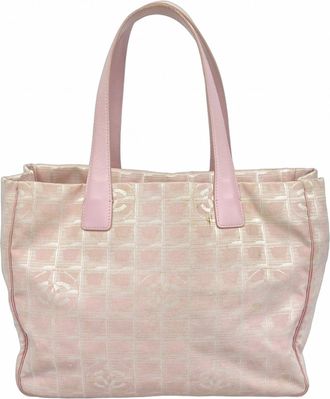 Chanel Pink Nylon Tote Bag (Pre-Owned)