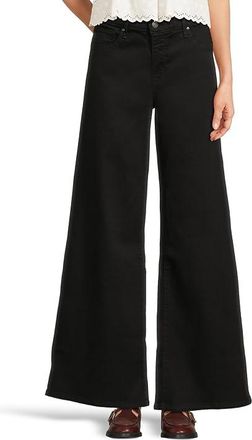 Levi's 318 Shaping Wide Leg Womens Jeans Soft Black : 28 30, Cotton/Denim/Elastane