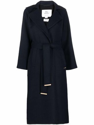 Woolrich Callery belted coat - Blue