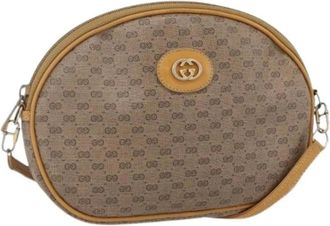 Gucci Pre-owned Cross Body Bags, female, Beige, Size: ONE SIZE Pre-owned Plastic Cross Body Bag