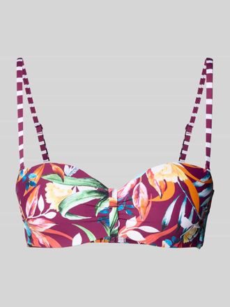 Venice Beach Bikini-Oberteil im Allover-Look Modell Cadu in Pink, Gr&ouml;&szlig;e 36B