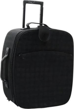 Chanel Pre-owned Nylon travel-bags - Dames - Vintage Weekendtas - Zwart - ONE Size - Nylon - Vintage